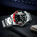 Accessoire homme : montre automatique bracelet acier