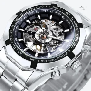 Montre Squelette Automatique Sportive pour Homme