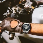 Montre homme squelette, look sportif et élégant