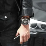 Montre automatique pour homme avec look squelettique