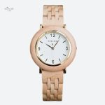 Montre Bois Femme au Cadran Épuré