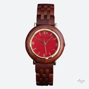 Montre en bois pour un look naturel et sophistiqué