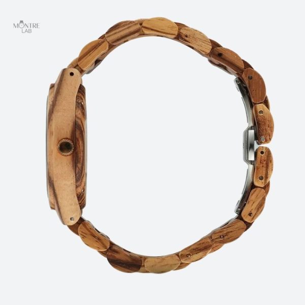 Design unique de montre en bois pour femme