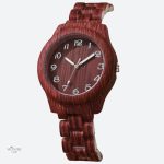 Design unique de montre en bois pour la femme moderne