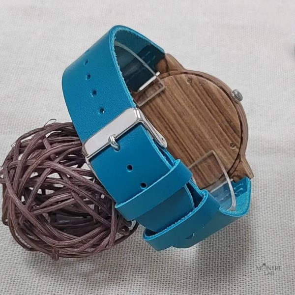 Montre quartz artisanale en bois