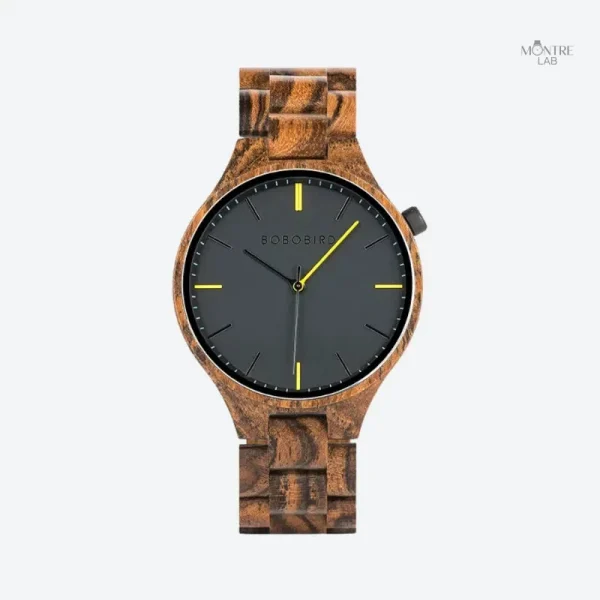 montre-bois-pour-homme-design-epure-1 Montre Bois Homme, design épuré et moderne