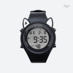 Montre digitale enfant avec motif chat et bracelet licorne