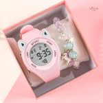 Montre digitale amusante pour enfant avec thème licorne