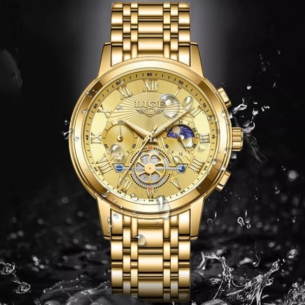 Montre femme avec chronographe et design raffiné