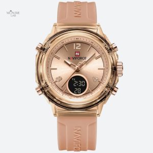 Montre Chronographe Femme Rose Doré