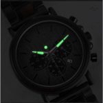 Accessoire homme : montre en bois avec fonction chronographe