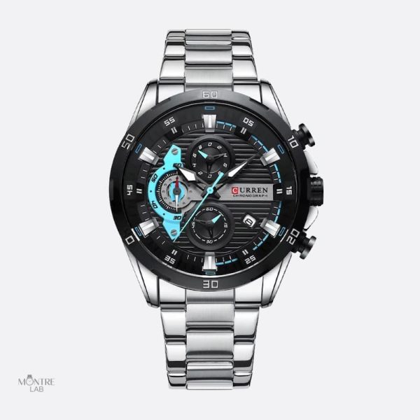 Montre chronographe homme design sport multifonction