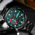 Chronographe élégant pour un style sportif