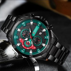 Chronographe élégant pour un style sportif