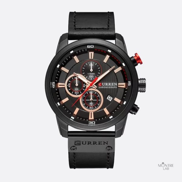 Montre étanche pour homme avec fonction chronographe