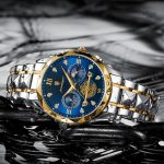 Montre homme quartz avec plusieurs fonctions pratiques