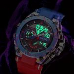 Accessoire homme, montre sport à double affichage