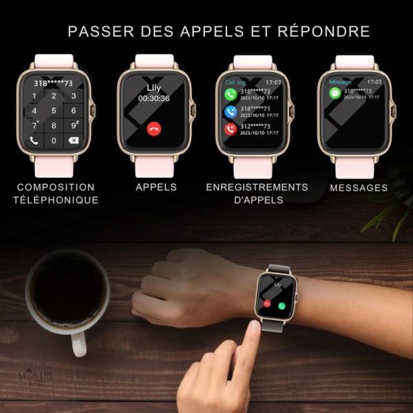 Montre Femme Tactile avec Design Sophistiqué