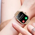 Montre intelligente femme avec strass brillants