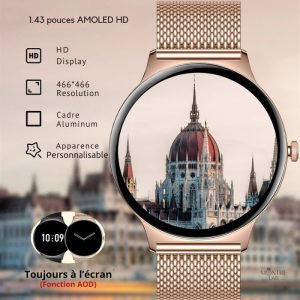 Accessoire connecté féminin en rose tendance