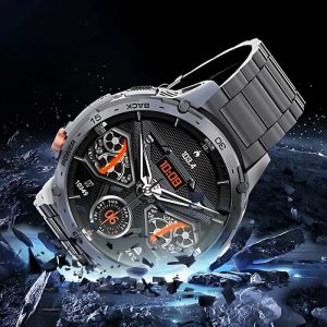 Montre homme avec fonction d'appel et connectivité Bluetooth