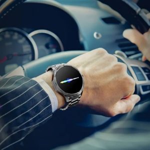 Accessoire élégant pour homme, montre connectée avec écran
