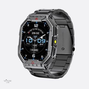Montre connectée outdoor pour homme, style robuste et fonctionnel