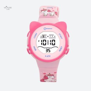 Montre digitale pour enfants avec motifs d'animaux adorables