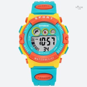 Montre digitale enfant antichoc étanche 50m