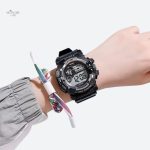 Montre digitale colorée pour enfants, design attrayant