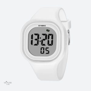 Montre digitale pour enfant, design souple et coloré