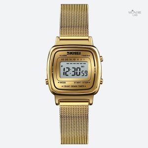 Accessoire tendance pour femme, montre digitale élégante