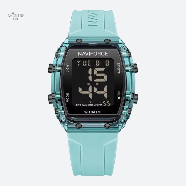 Montre digitale Tonneau pour femme, style moderne