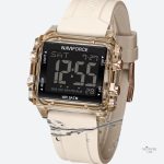 Montre digitale femme, Tonneau, résistance à l'eau