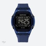 Montre digitale homme avec chronographe et double affichage