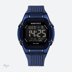 Montre digitale homme avec chronographe et double affichage