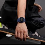 Montre chronographe homme, style contemporain et fonctionnel