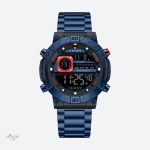 Montre Homme Ronde en Acier avec fonctionnalités avancées