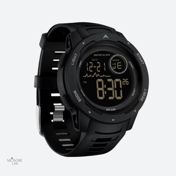 Bracelet silicone pour montre digitale homme, confort optimal