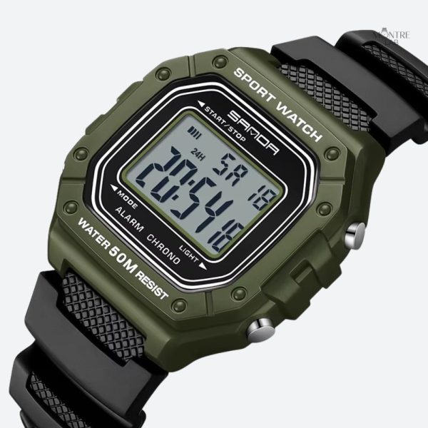Accessoire multifonctionnel pour homme, montre digitale