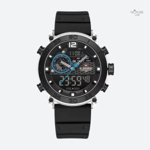 Montre Digitale Homme, Double Affichage, Chronographe