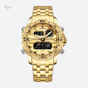 Montre digitale homme chronographe élégante et moderne