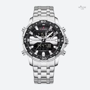 Chronographe pour homme avec affichage digital pratique