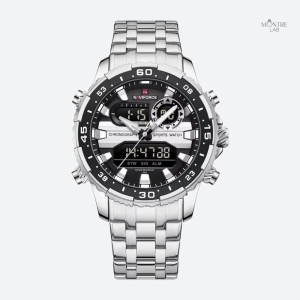 Chronographe pour homme avec affichage digital pratique