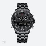 Montre numérique pour homme, style sportif et fonctionnel