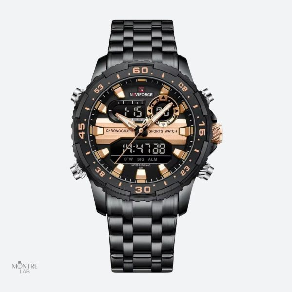 Design contemporain de montre digitale pour homme