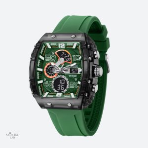 Chronographe intégré sur montre digitale sportive pour homme