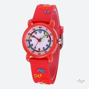 Montre éducative enfant en silicone étanche