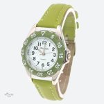 Montre éducative enfant en cuir quartz