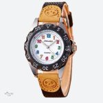 Montre éducative bicolore pour enfant en quartz
